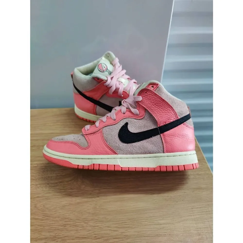 Nike Dunk High Hoops Pack Pink (W) DX3359-600 Women's Shoes Size 8.5
